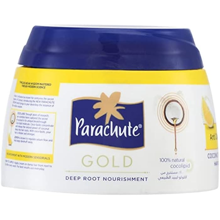 Parachute Gold Anti Dandruff Coconut and Lemon Cream, 140 ml - Image 1